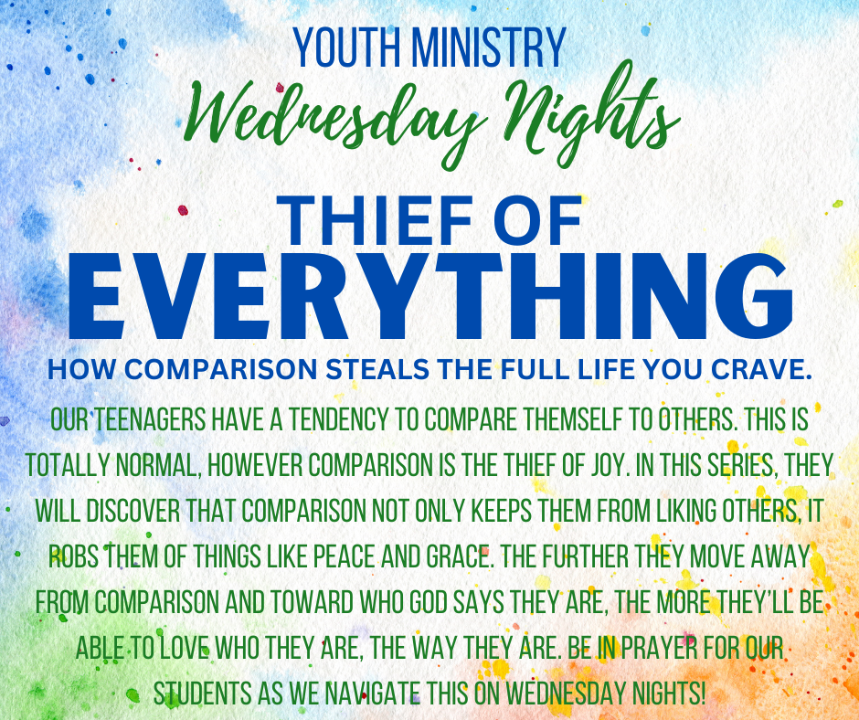 Youth Wednesday Nights 2023